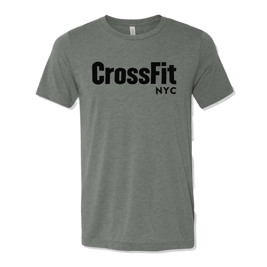 CrossFit NYC Unisex Signature Logo T - Black on Grey